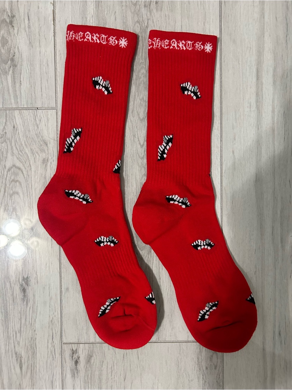 Red Socks with Red Lips Graphic